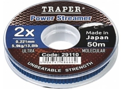 Żyłka do przyponów muchowych Traper Power Streamer do streamerów
