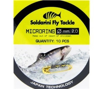 Soldarini Microring 3.4 mm 15 kg tippet ring