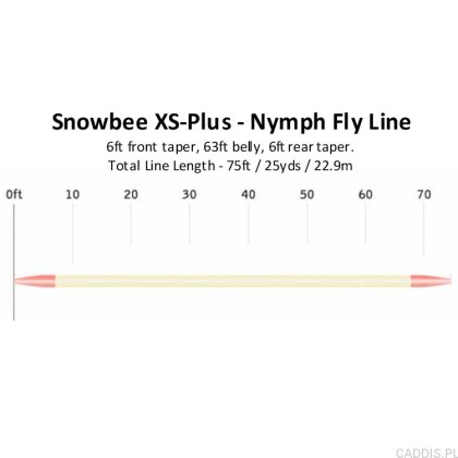 Snowbee XS-Plus Nymph Line Floating Uni-weight sznur linka do nimfy żyłki żyłkowej